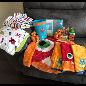 Monster bathroom decor